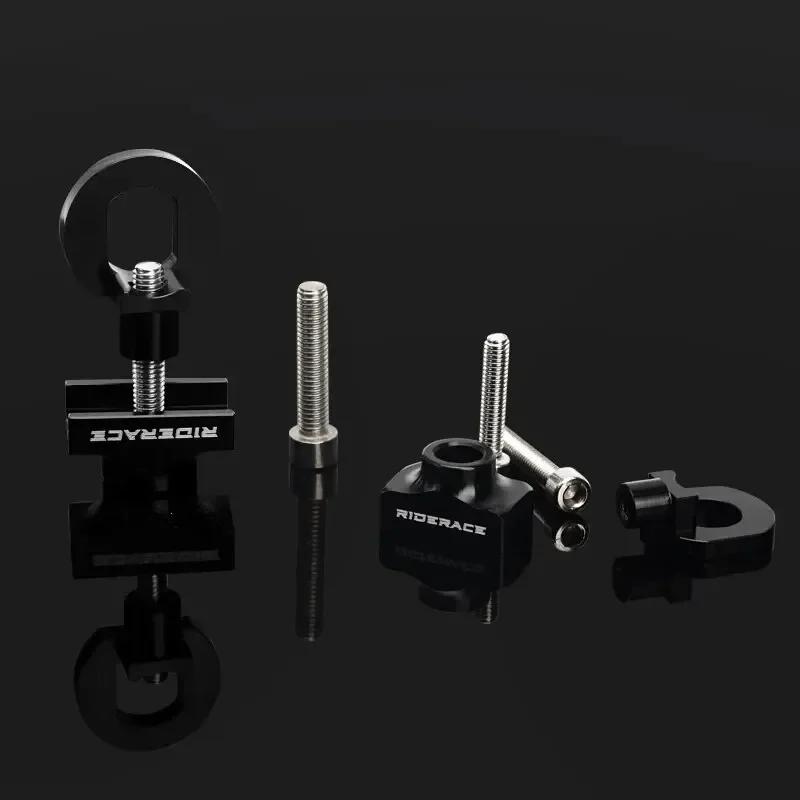 Tensor de cadena para bicicleta – Ajuste de tensión de aleación negra - imagen 3