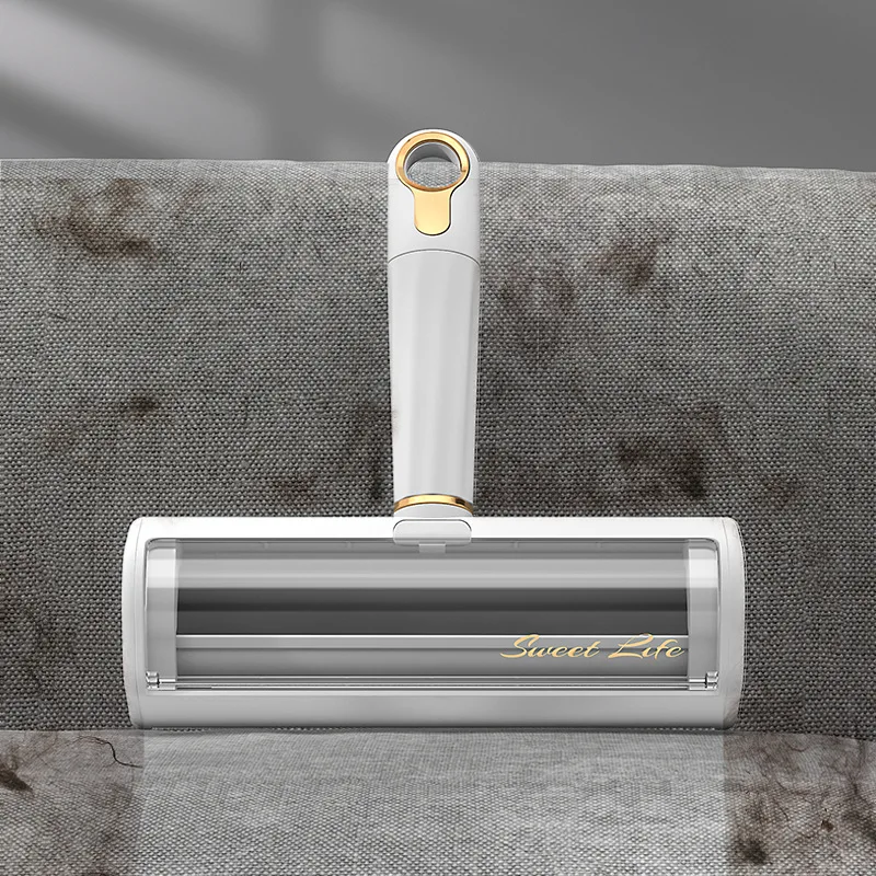 Removedor de pelo de mascotas y rodillo de pelusa reutilizable, herramienta de eliminación de pelo multisuperficie para muebles, sofá, alfombra, ropa de cama - imagen 4