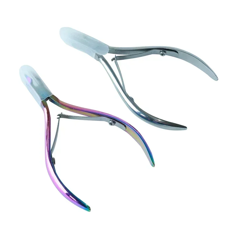 Professional เครื่องตัดหนังกําพร้าเล็บ Nippers กรรไกร Pusher Dead Skin Remover ทําเล็บมือเล็บเท้า Tong เล็บ Cuticle Regrowth เครื่องมือ - imagen 5