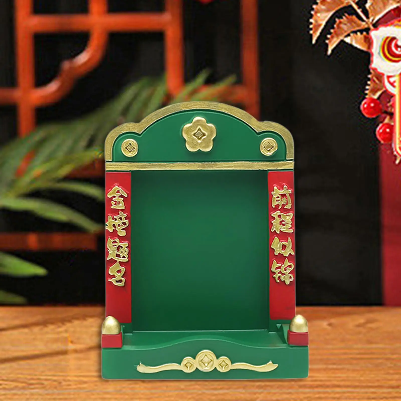 Mini Buddhist Niche New Year Gift Chinese Style Spring Festival Tabletop Decoration for Home Bedroom Desk Office Living Room Mini Buddhist Niche New Year Gift Chinese Style Spring Festival Tabletop Decoration for Home Bedroom Desk Office Living Room
