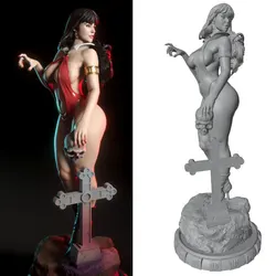 Figura anime GK 3D sin montar ni pintar – Miniatura decorativa 1/24