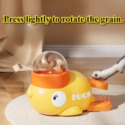 Comedero lento para perros pequeños y medianos diseño pato interactivo