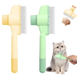 Cepillo deshedding para perros y gatos con dientes largos y cortos