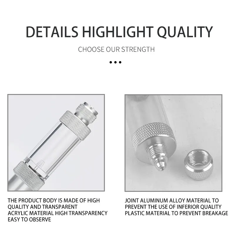 ZRDR-regulador de válvula de retención para acuario, Reactor difusor de un solo cabezal o doble cabezal, contador de burbujas de CO2, accesorios de bomba de aire - imagen 4