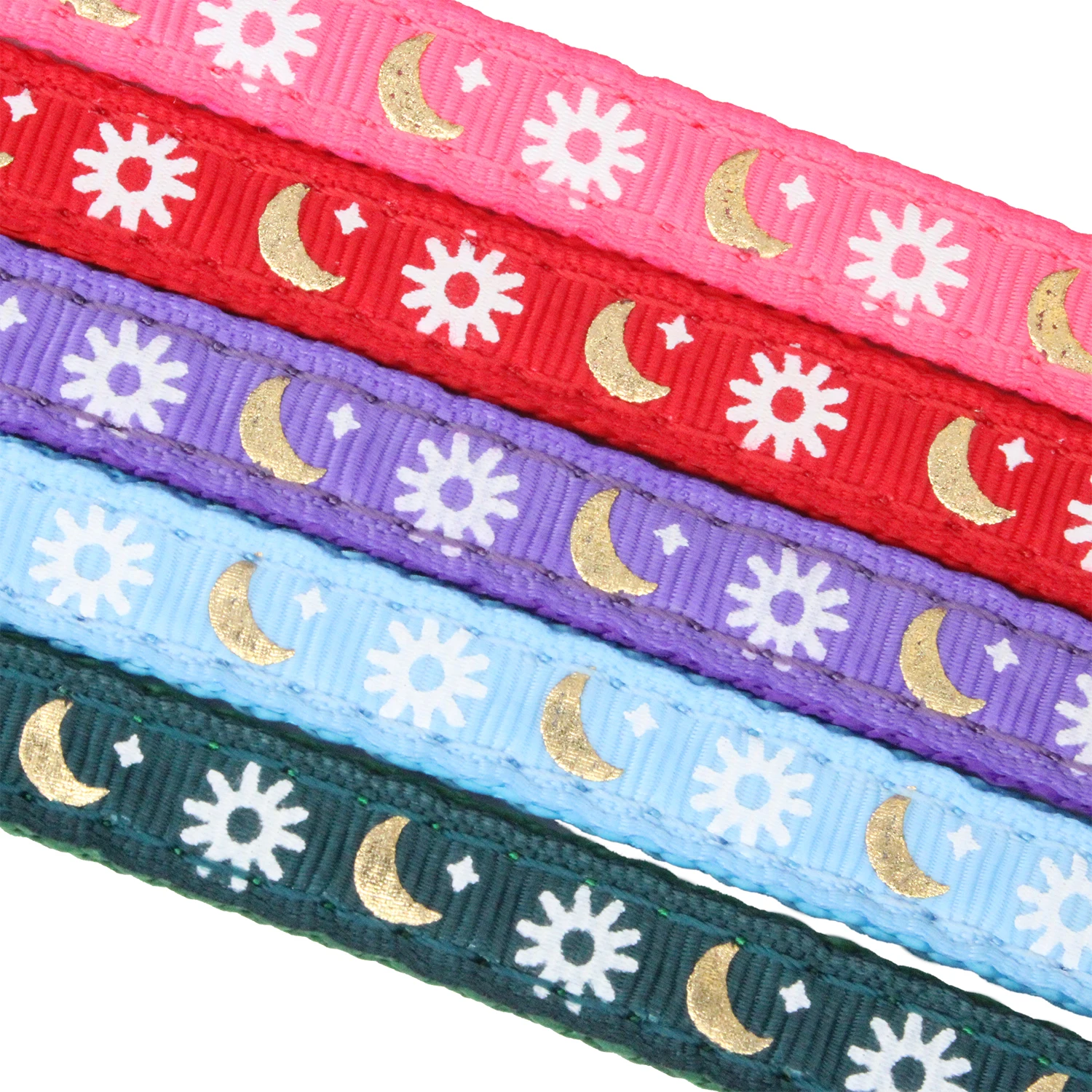 Collar de gato Sun Moon con etiqueta de nombre, Collar de seguridad ajustable para gatitos, reflectante y campana, Collar de identificación personalizado para mascotas para gatos - imagen 4