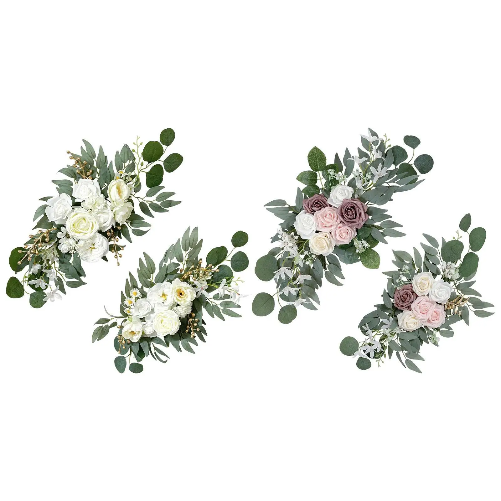 Arco de boda flores floral botín telón de fondo decoración arreglo floral para recepción