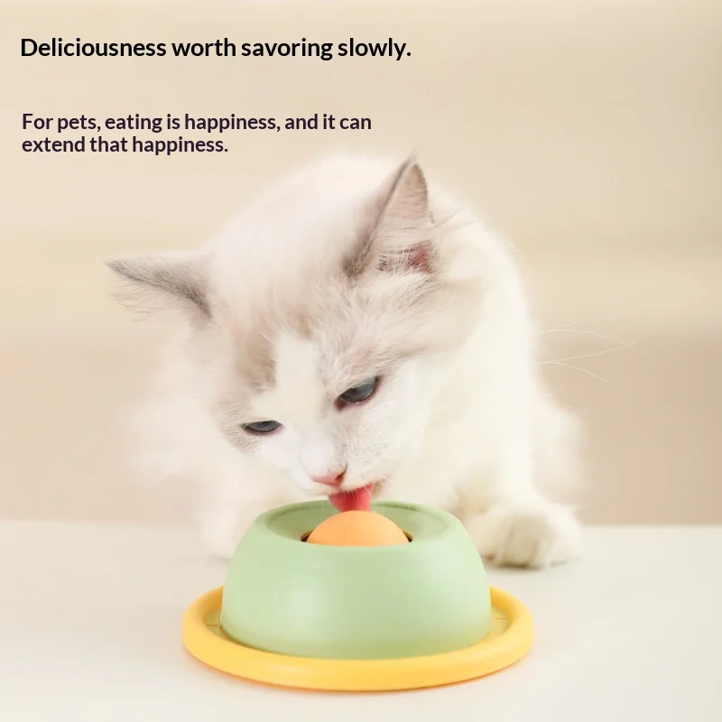 Alimentador lento interactivo – Estera de lamido para gatos y perros