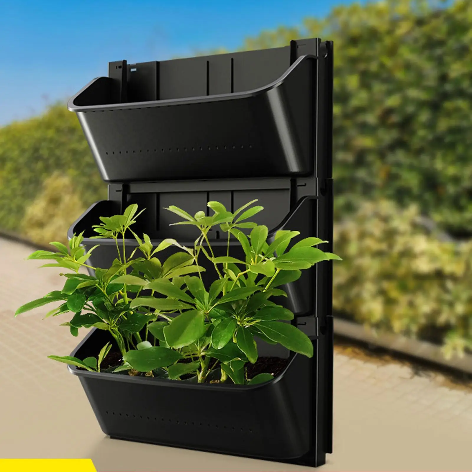 Contenedor Vertical para macetero de jardín, macetero de pared Vertical, maceta de pared para terraza, plantas de interior, decoración al aire libre - imagen 4