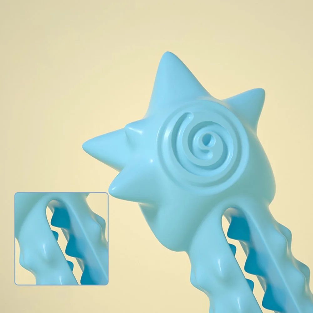 ของเล่นเคี้ยวรูปดาวสำหรับสุนัข - ของเล่นทนทานต่อการกัด ของเล่นเสริมพัฒนาการสำหรับลูกสุนัขและสุนัขโต ของเล่นทำความสะอาดฟันแบบเล่นเองได้ - imagen 3