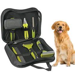 Kit de aseo para perros y gatos cepillos quitapelos suave duradero