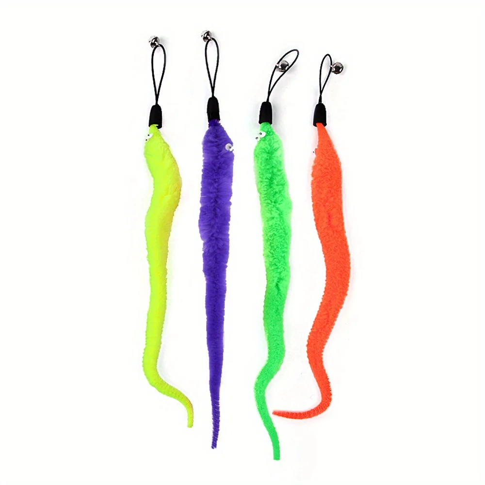 Caña con plumas para gatos – Juguete interactivo - imagen 4
