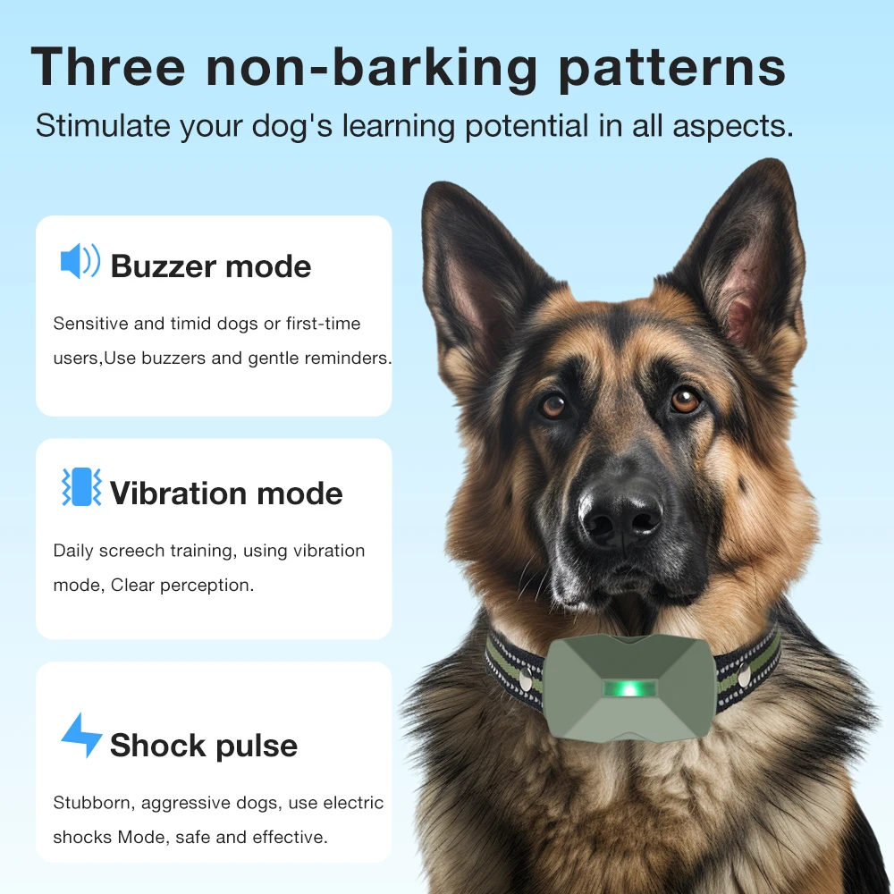 Collar antiladridos con vibración y mando a distancia para perros - imagen 3