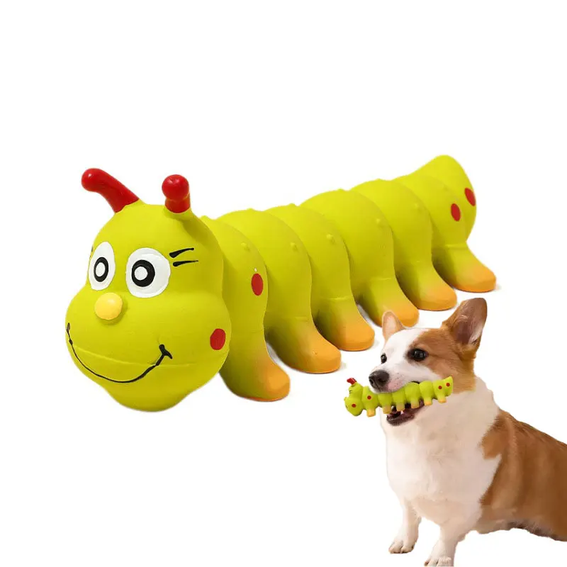 Juguete sonoro para perro – Oruga de rebote lento y suave
