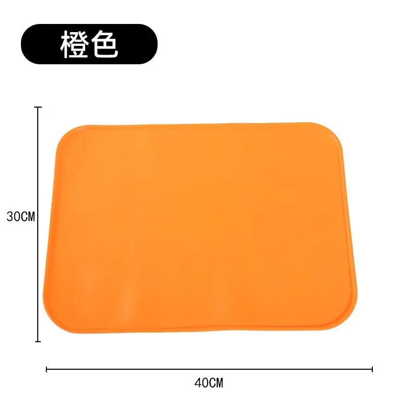Ventosa grande para mascotas, estera antideslizante de silicona para cuencos, estera para comer para perros, mantel Individual antiderrames para gatos y perros, productos para mascotas - imagen 5