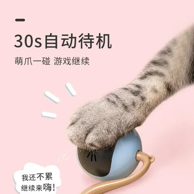 Bola mágica para gatos, juguetes eléctricos inteligentes, palo para gatos, bolas de juguete ennegrecidas de Hi, productos para mascotas - imagen 3