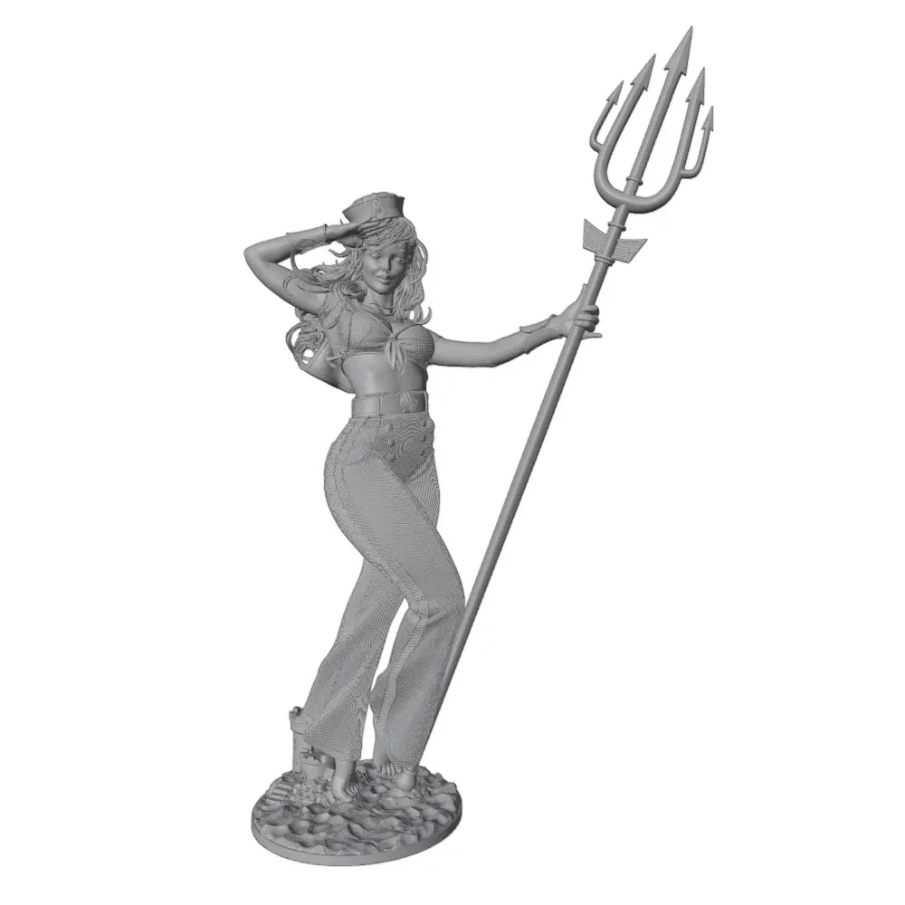 Figura de resina anime gris sin montar ni pintar, mini coleccionable - imagen 5