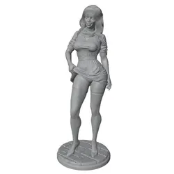 Estatua decorativa mini para gatos de resina sin pintar para rol