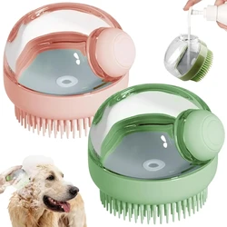 Cepillo ducha con dispensador champú – Perros y gatos pelo largo