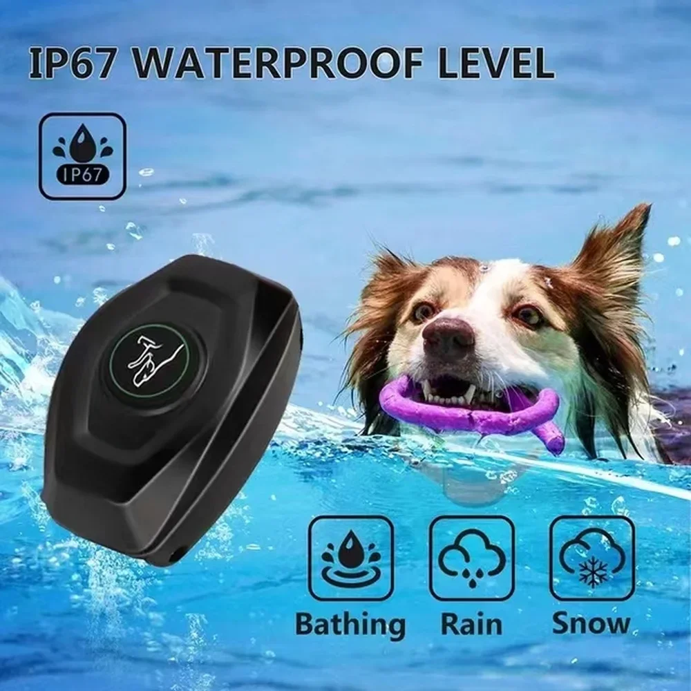 Collar de entrenamiento eléctrico para perros, Control remoto, collares antiladridos para perros, sonido de vibración, recargable, resistente al agua, collar para mascotas - imagen 2