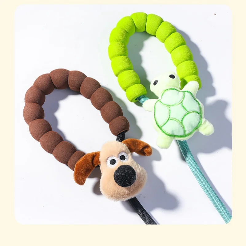 Nueva correa de dibujos animados DIY para cadena para caminar para perros, carga explosiva para salir de perros, cuerda de tracción para perros, suministros para mascotas - imagen 5