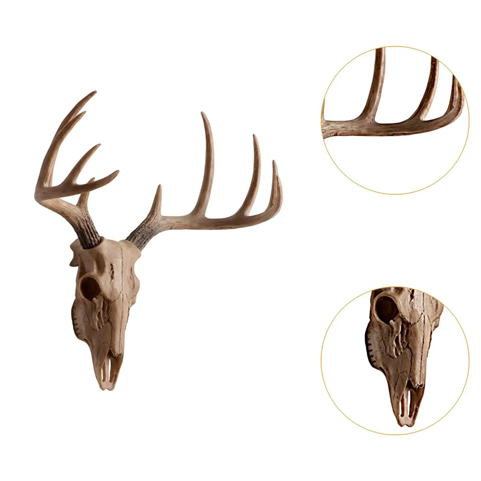 Animal Heads Wall Decor,Sheep Skull Head Wall Decor,Animal Figurine, Head Wall Decor,Resin Statue! Statue