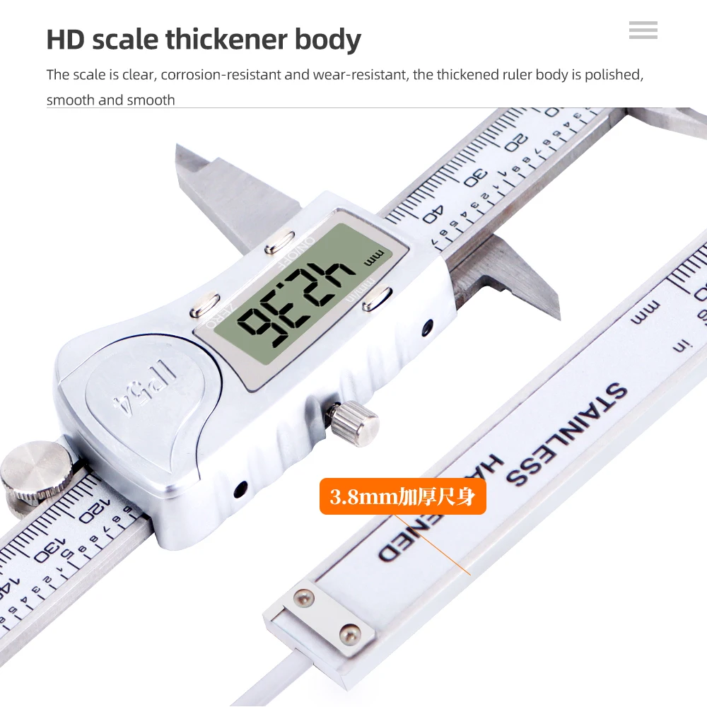 0-150mm Vernier Caliper Digital Pachometer Measuring Tools Electronic Ruler Stainless Steel Vernier Caliper with Box - imagen 4