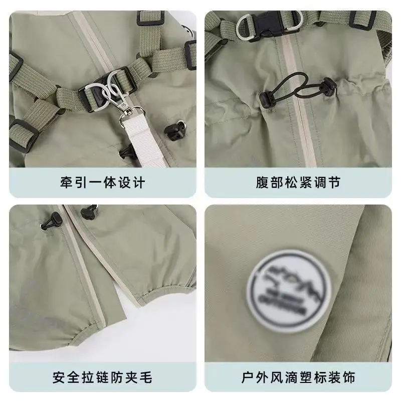 Abrigo impermeable de invierno para perros pequeños - Chaqueta cálida - imagen 4