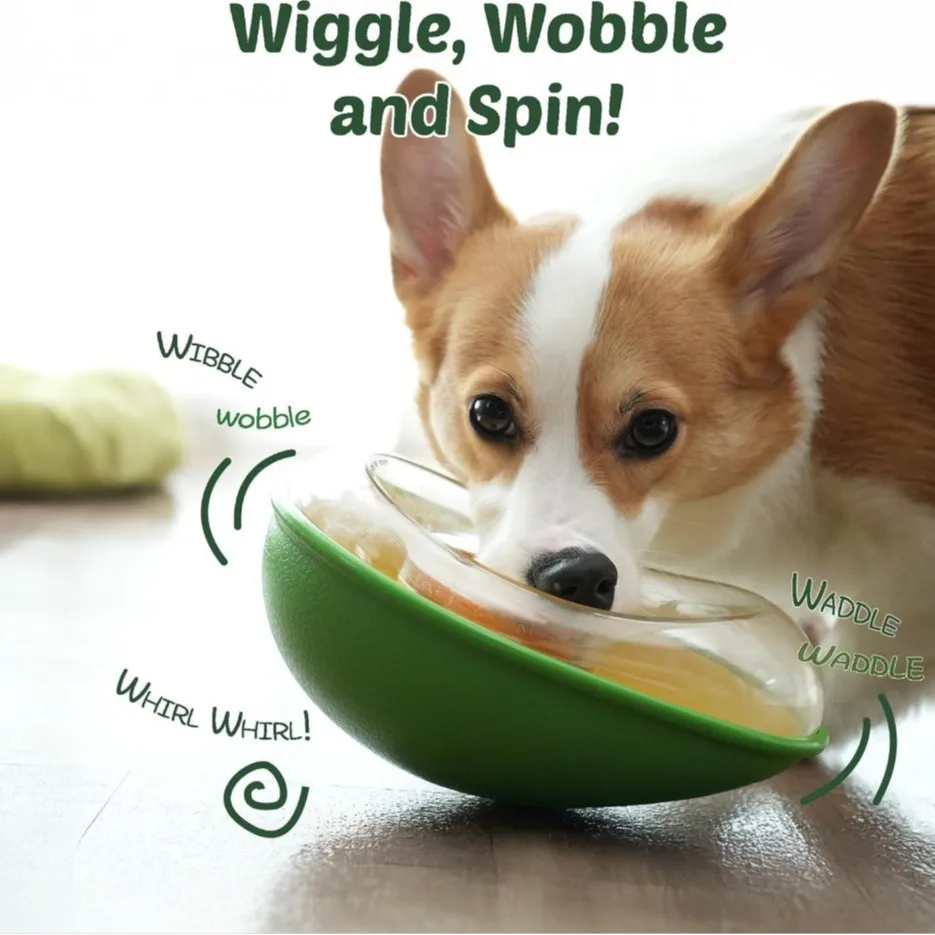 Tazón aguacate anti-derrames lento para perros, gatos y cachorros - imagen 3