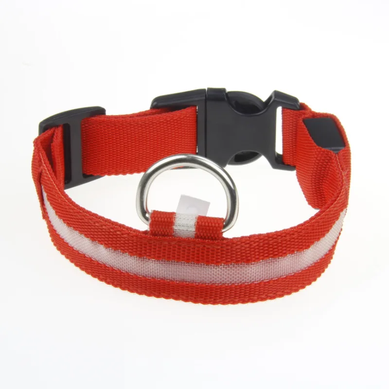 Collar LED antipérdida para perro, luz nocturna de seguridad brillante para perros pequeños, medianos y grandes, 1 unidad - imagen 5