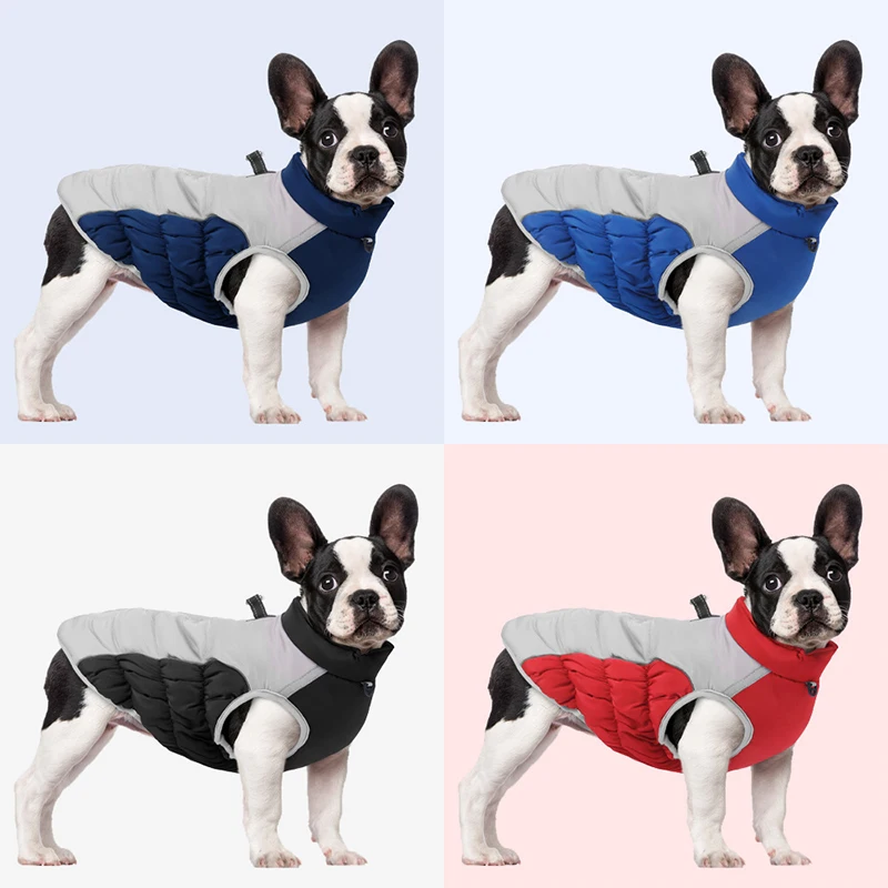 Chaqueta para perros grandes, ropa de invierno para perros, chaqueta reflectante para perros grandes, impermeable, a prueba de viento, abrigo cálido para mascotas, chaleco de pastor Labrador - imagen 5