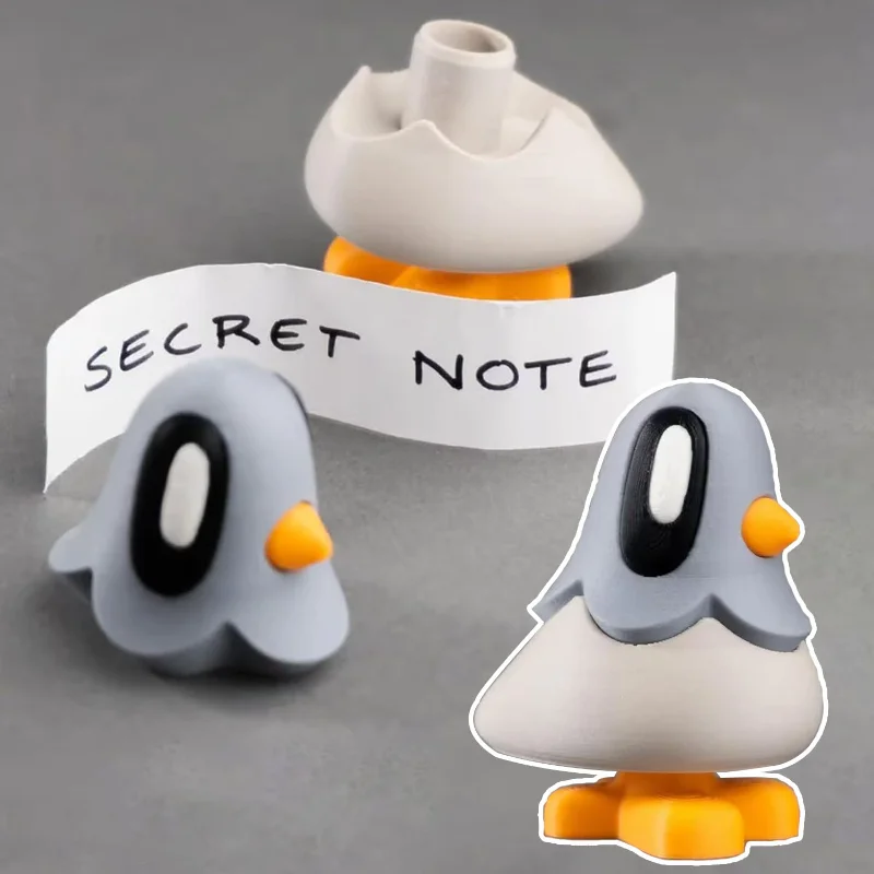 Figuras creativas de palomas impresas en 3d con espacio de almacenamiento oculto para guardar notas pequeñas, baratijas o recuerdos, decoración del hogar
