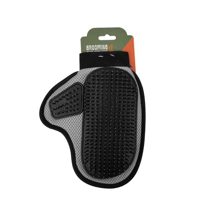 Gray Grooming Glove