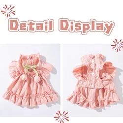 Vestido con tulipanes para perro y gato – Disfraz de verano para Chihuahua