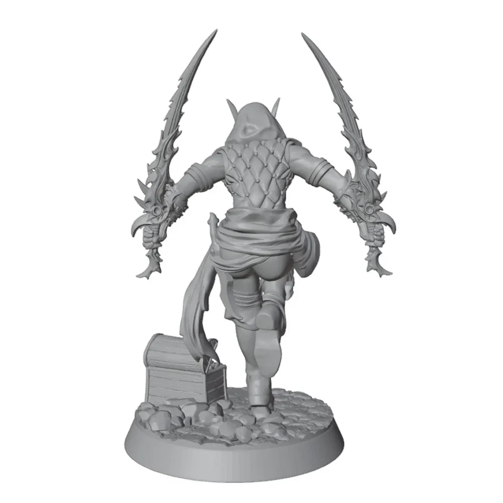 Miniaturas guerrero para gatos: figura de resina interactiva - imagen 2