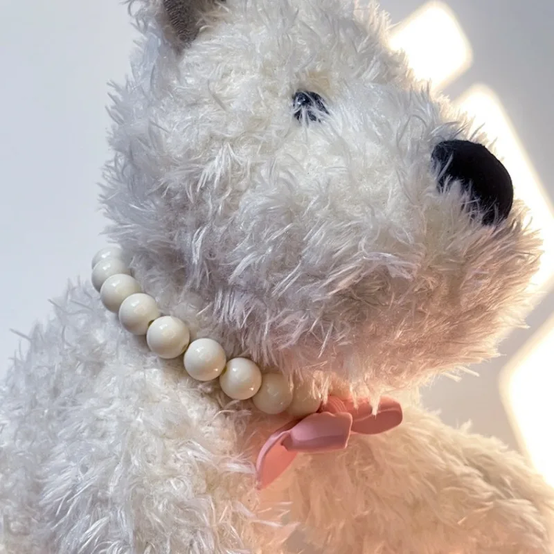 Collar de perro con lazo rosa para mascota, joyería para gato, accesorios para cachorros, productos para mascotas para perros pequeños y medianos - imagen 5