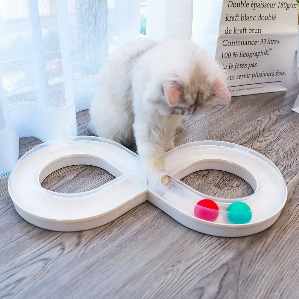 Juguete carrusel HOOPET para gatos – Ejercicio y entretenimiento - imagen 4