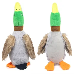 pato peluche sonoro juguete perro con cuerda para limpiar dientes