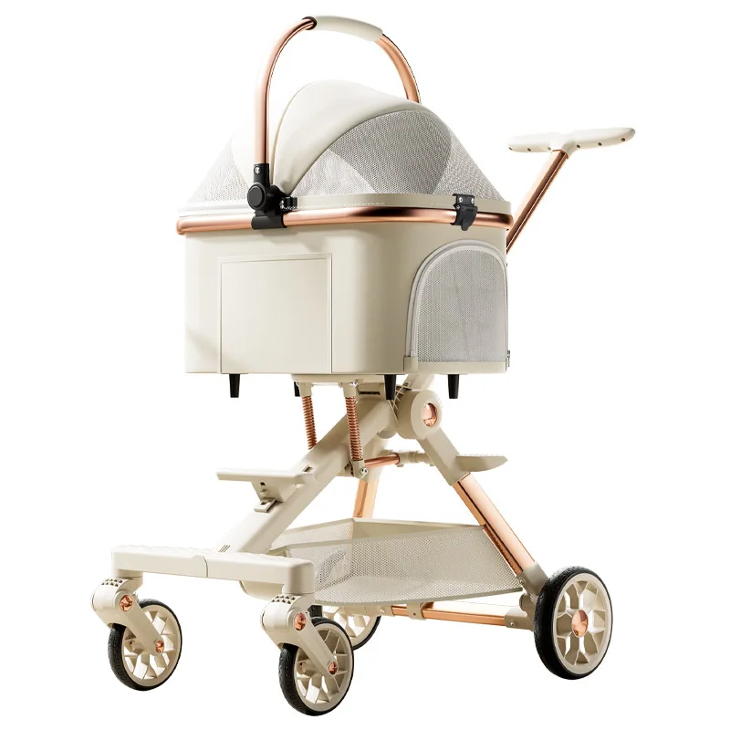 Carrito para perros y gatos pequeños y medianos - plegable - imagen 5