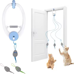 Juguete para gatos recargable USB con elevacion - Colgante para puerta