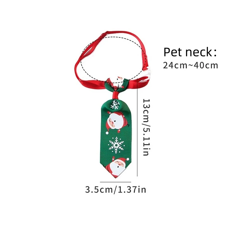 Linda corbata navideña para mascotas, accesorios para gatos, Collar, recuerdos de Feliz Navidad, perro, cachorro, gato, gatito, pajarita, cuello de gato, decoración para mascotas - imagen 4
