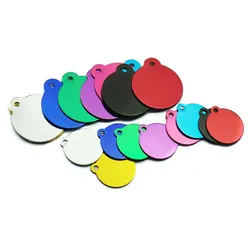 Placa identificativa aluminio resistente para perro y gato
