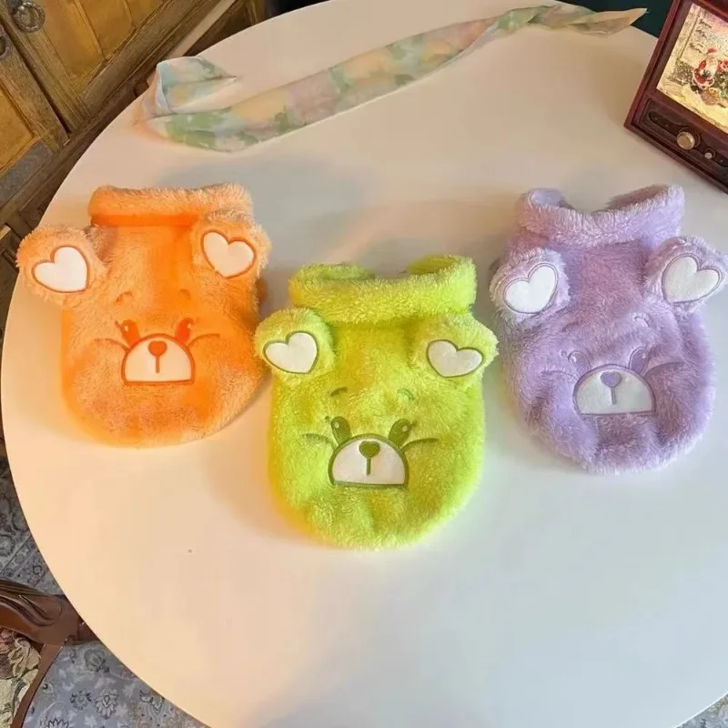 Ropa de lana suave para perros, abrigo de dibujos animados más grueso para mascotas, chaquetas cálidas para cachorros de Yorkshire, Chihuahua, Otoño e Invierno - imagen 5