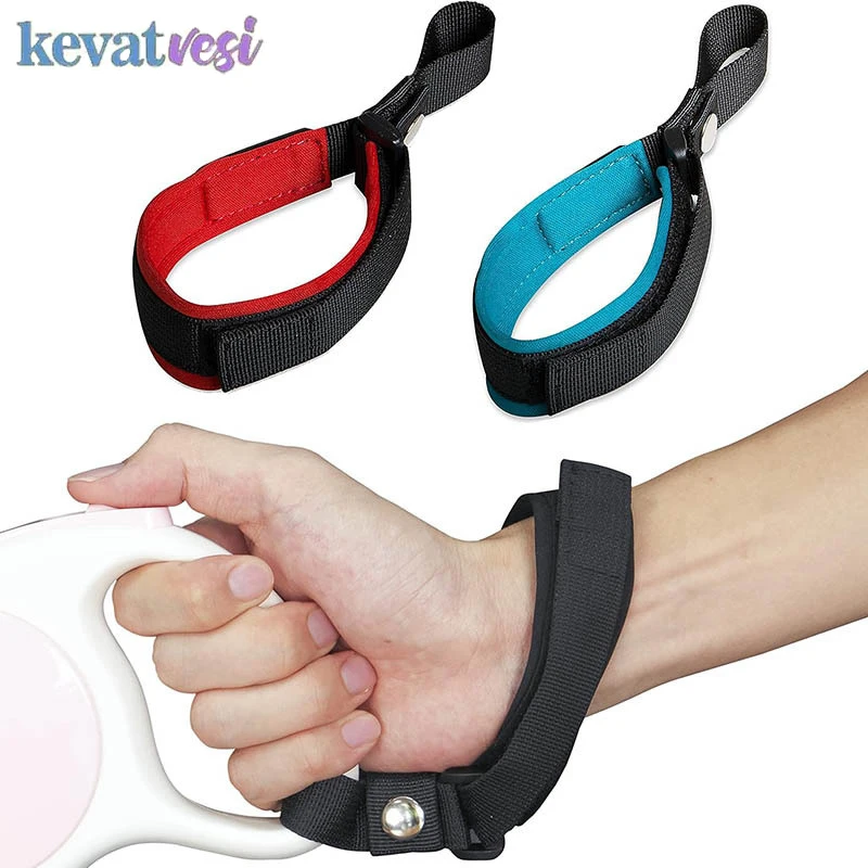 Correa ajustable para perro, correa para la muñeca, correa retráctil para perro, accesorio adicional, pulsera, anillo de seguridad, andador para perros, manos libres, 1 ud.