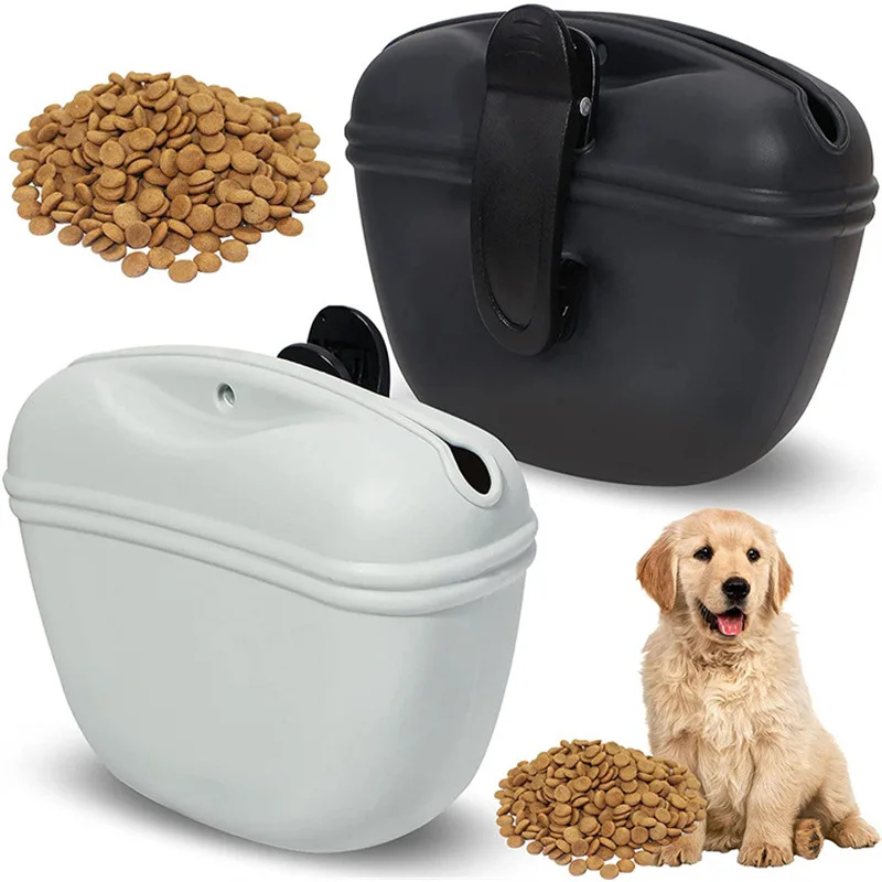 Riñonera portátil para entrenamiento de perros, bolsa de cintura para tratar aperitivos, cebo para perros, obediencia, agilidad, bolsa de almacenamiento de alimentos al aire libre, bolsas de cintura de recompensa para alimentos