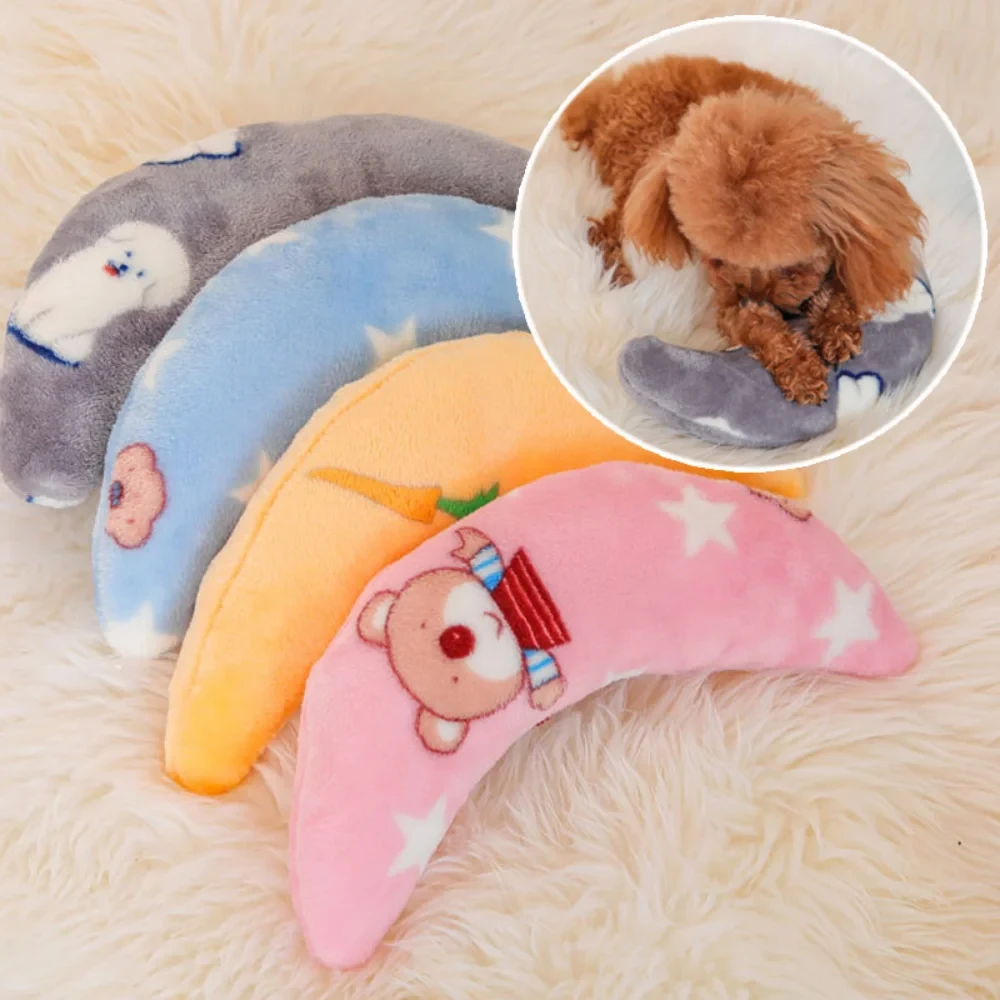 Almohada Universal suave y cómoda para gatos y perros, almohadilla para la barbilla para cachorros, almohada pequeña con estampado de dibujos animados, adecuada para el invierno - imagen 2