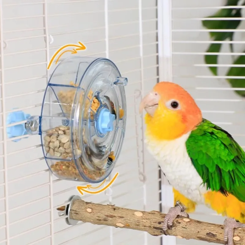 Juguetes de forrajeo de aves, comida de semillas, entrenamiento giratorio, alimentación, loro, jaula de juguete, juguete colgante para mascota, periquito, amor, pájaro, cacatúa, periquito, 1 ud.