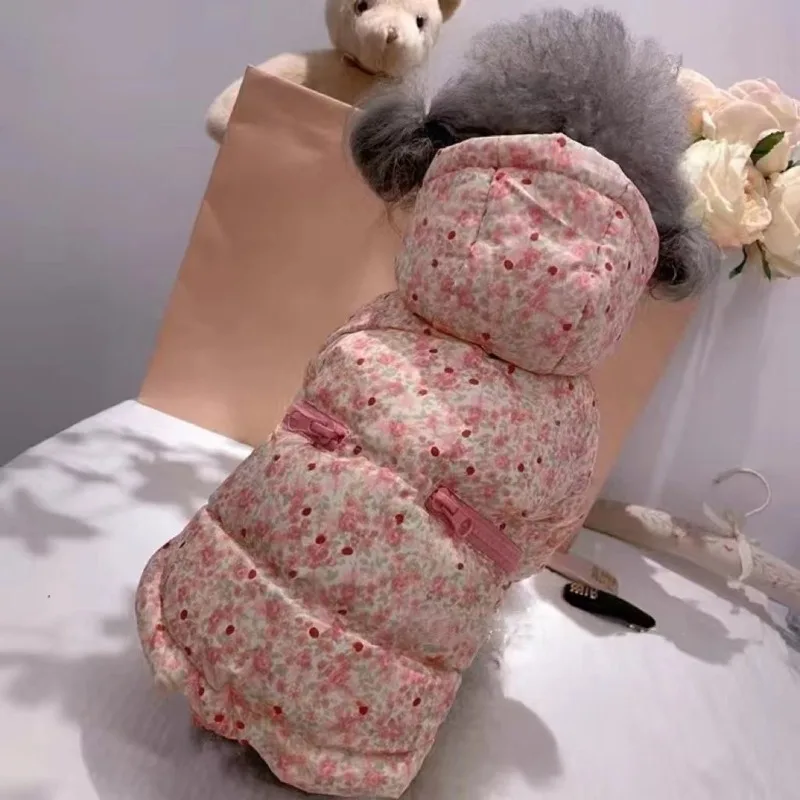 Jersey a cuadros rosa para perros pequeños y gatos - imagen 4