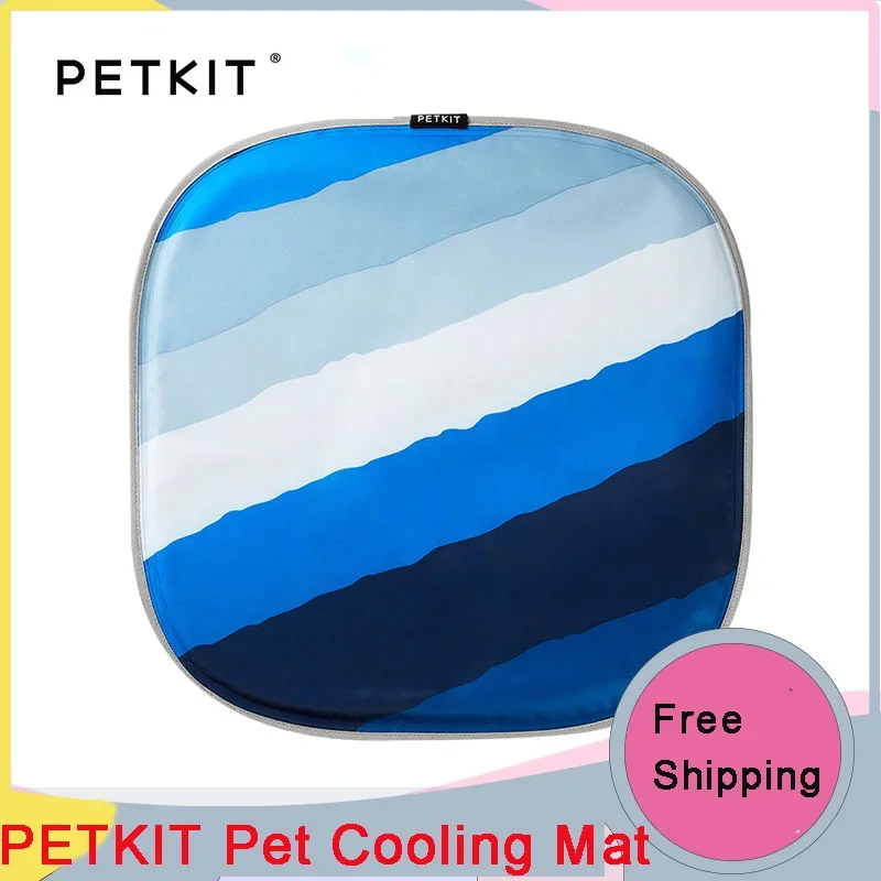 petkit cojín refrigeración mascotas esterilla verano camas perro almohadilla gel hielo azul mascotas enfriador seda fría cama cachorros gatos