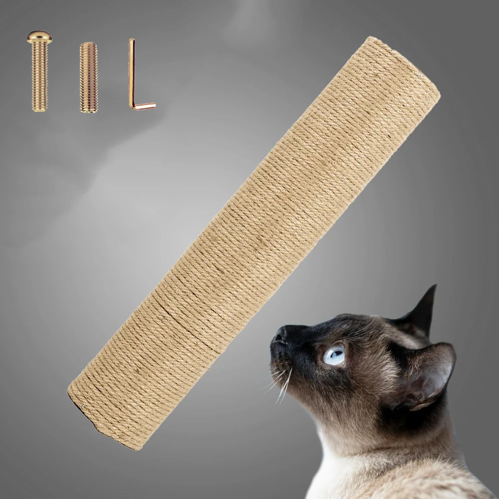Poste rascador para gatos, repuesto de poste envuelto en cuerda de Sisal Natural para árboles de gatos y torres rascadores para muebles de interior para gatos - imagen 3