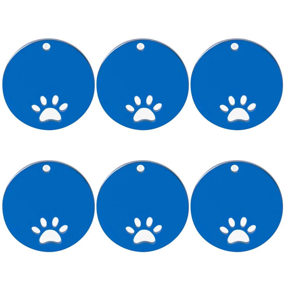 100PCS Personalized Pet ID Tag Customized Stainless Steel Engravable Cat Address Anti-Loss Dog Halter Collar Pendant Necklace - imagen 5